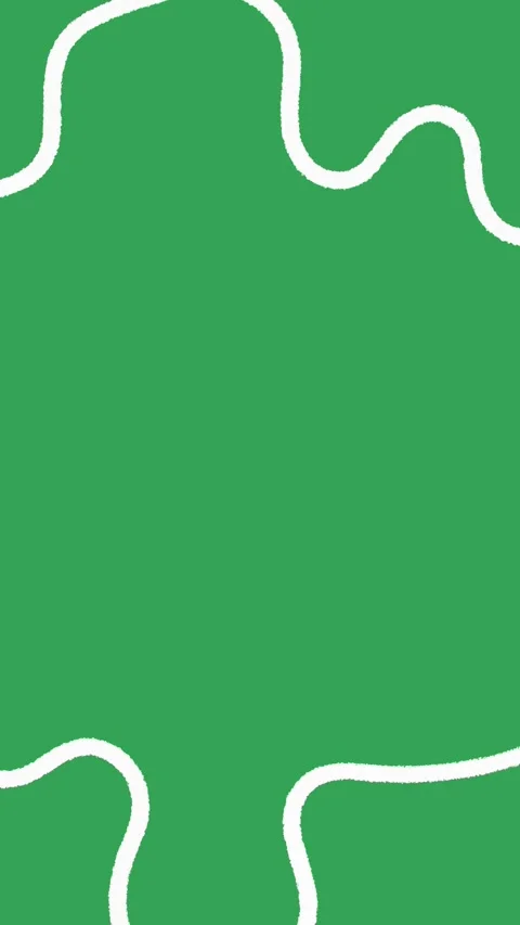 Hand Drawn Wavy Vertical Frame Animation Green Screen White Doodle Border Видео 334579778