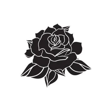 Hand Drawn Wedding Rose Illustration