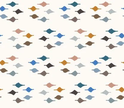 Hand drawn whimsical scribble lines seamless pattern. Vector painterly textured Illustrazione stock