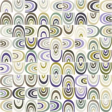 Hand drawn whimsical scribble lines seamless pattern. Vector painterly organic Stock Illustration