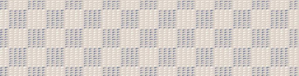 Hand drawn whimsical scribble lines seamless pattern. Vector painterly ribbon Illustrazione stock