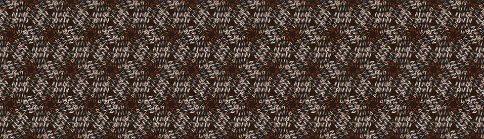 Hand drawn whimsical scribble lines seamless pattern. Vector criss cross Illustrazione stock