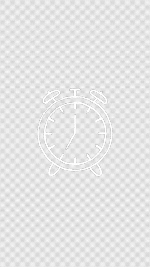 Hand Drawn White Alarm Clock Doodle Animation Seamless Loop on Transparent 스톡 동영상 342588091