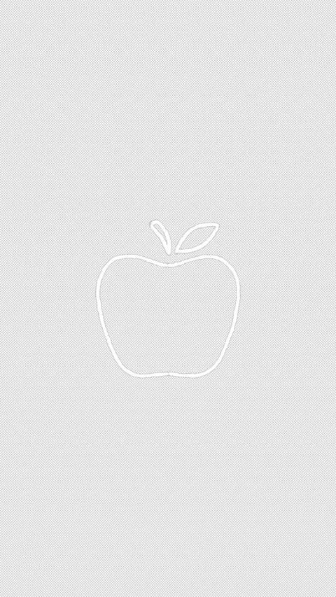 Hand Drawn White Apple Doodle Animation Seamless Loop on Transparent Background Stock Footage 342587824