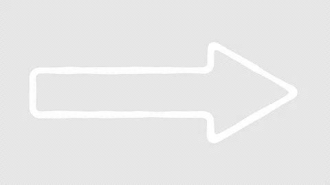 Hand drawn white arrow points to the right. Stock Footage 262536412
