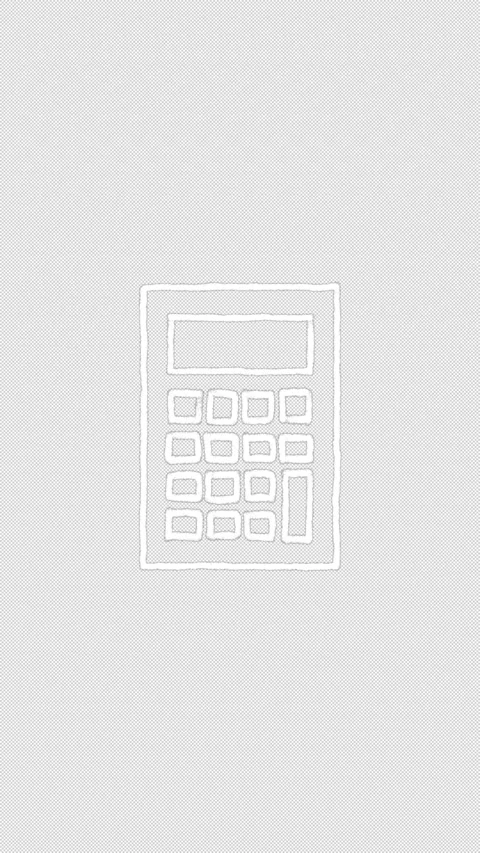 Hand Drawn White Calculator Doodle Animation Seamless Loop on Transparent Stock Footage 342588096