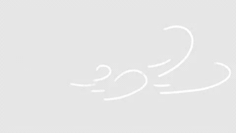 Hand Drawn White Chalk Fast Wind Gust Airflow Motion Graphic Video Overlay 動画素材 346533286