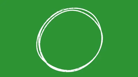 Hand-Drawn White Doodle Elements Animation | Abstract Minimalist Animated Assets Stock Footage 330536717