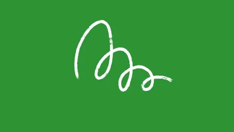 Hand-Drawn White Doodle Elements Animation | Abstract Minimalist 2D Animate Stock Footage 330536781
