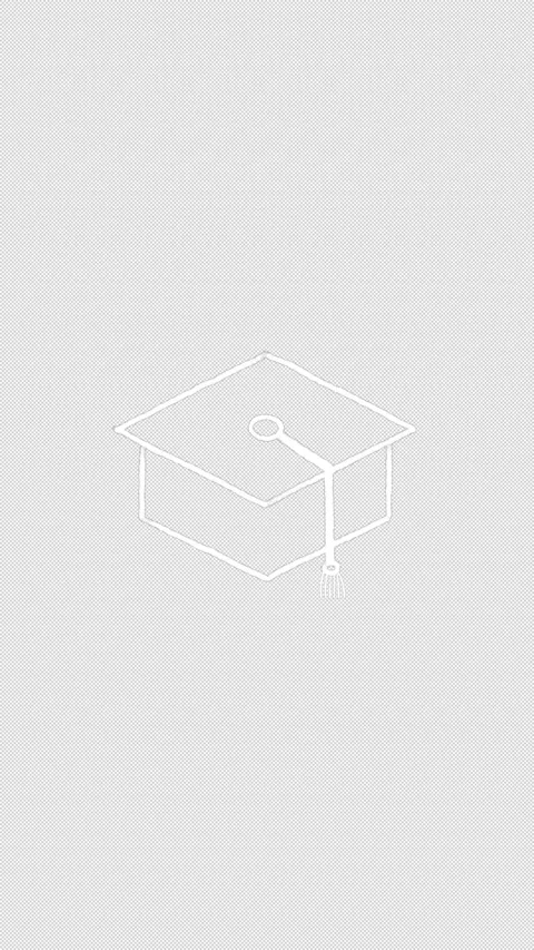 Hand Drawn White Graduation Cap Doodle Animation Seamless Loop on Transparent Stock Footage 342588244