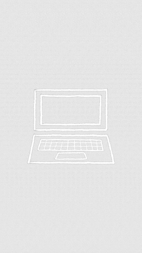 Hand Drawn White Laptop Computer Doodle Animation Seamless Loop on Transparent Stock Footage 342588116