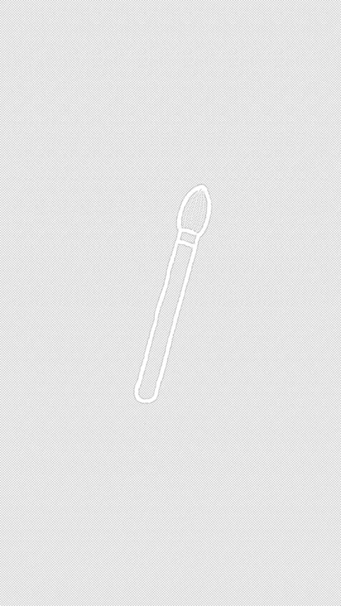 Hand Drawn White Paintbrush Doodle Animation Seamless Loop on Transparent Stock Footage 342587859