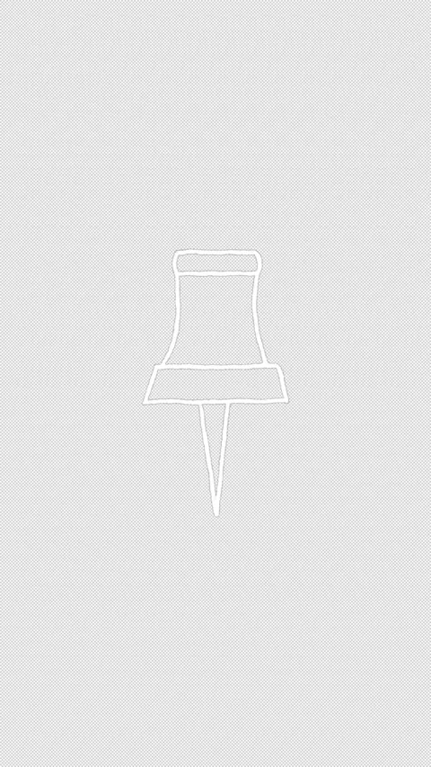 Hand Drawn White Push Pin Doodle Animation Seamless Loop on Transparent Stock Footage 342588381