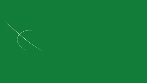 Hand Drawn Wind Blowing Effects Animation on Green Screen Background Vídeo Stock 335124462