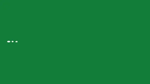 Hand Drawn Wind Blowing Effects Animation on Green Screen Background Stock Footage 335124466