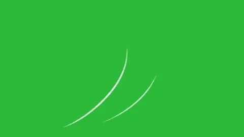 Hand Drawn Wind Blowing Effects Animation on Green Screen Background Видео 339335380