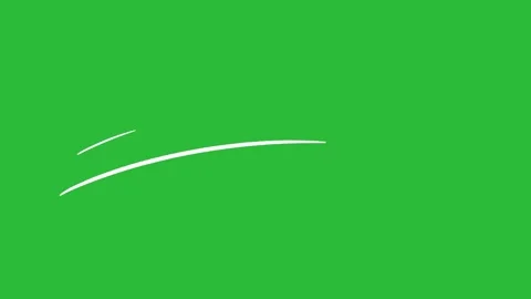 Hand Drawn Wind Blowing Effects Animation on Green Screen Background Stock Footage 339335461