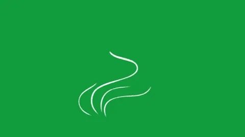 Hand Drawn Wind Blowing Effects Animation on Green Screen Background Vídeos de archivo 341310253