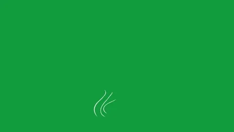 Hand Drawn Wind Blowing Effects Animation on Green Screen Background Видео 341310282