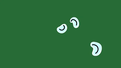 Hand Drawn Wind Lines Animation on Green Screen | Cartoon Air Flow Motion Stock Footage 332127399