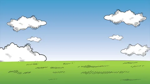 Hand Drawn windows backdrop 4k 2 Stock Footage 243575234