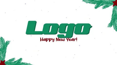 Hand Drawn Xmas Logo for After Effects Stock After Effects