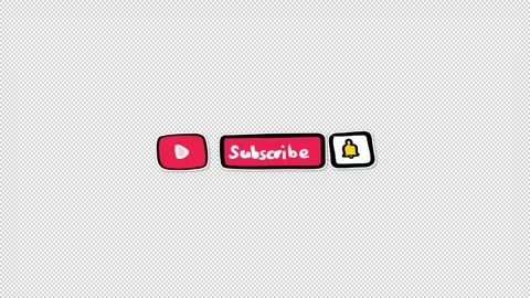 Hand Drawn Youtube Subscribe Call To Act... | Stock Video | Pond5
