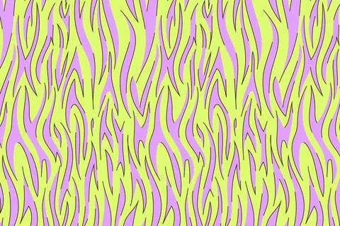 Hand drawn zebra print pattern background Stock Illustration
