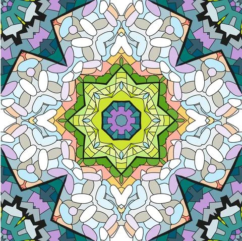 Hand drawn zentangle seamless pattern for decoration Иллюстрация