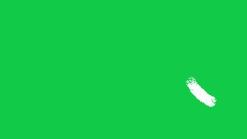 Hand Drawn Zigzag Line 2D Animation Overlay on Green Screen Vídeos de archivo 336578858