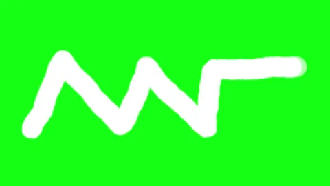 Hand Drawn Zigzag Pointing Arrow. Stock Footage 220565034