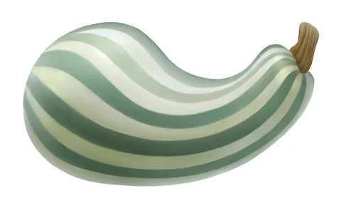 Hand drawn zucchini Illustrazione stock