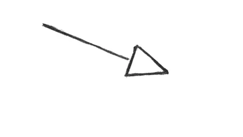 Hand-Drawn Arrow with a Black Pen Video stock 263883999