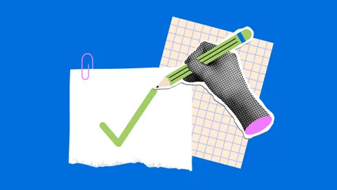 Hand draws a check mark. Confirmation. Concepts of agreement and choice Stock Footage 332150959