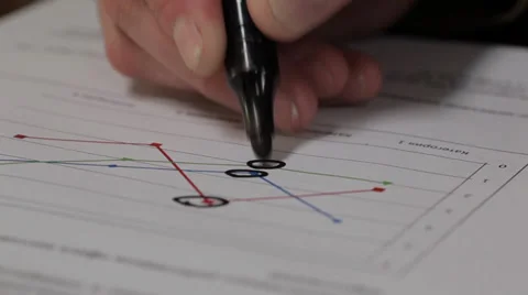 Hand draws circles Video stock 35547902