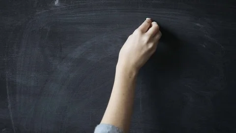 Hand draws dollar sign Stock Footage 74534036
