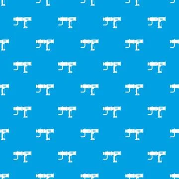 Hand drill pattern seamless blue Stock Illustration