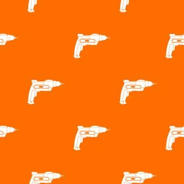 Hand drill pattern seamless 스톡 일러스트