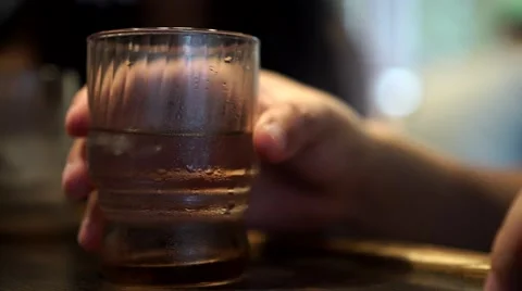 Hand with drinks Stock Footage 54896564