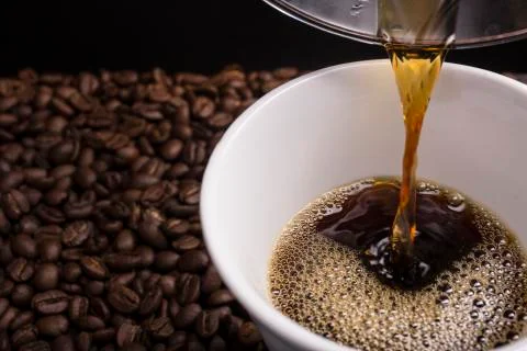 Hand Drip Coffee Stock Photos