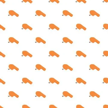 Hand dropping cubic seed pattern on white background Stock Illustration