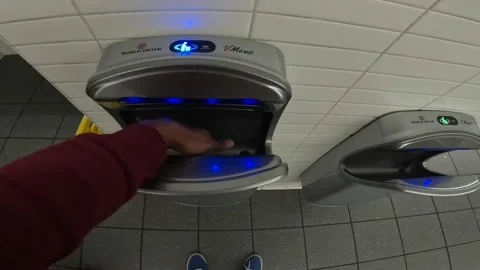 Hand Dryer Stock Footage 196665919