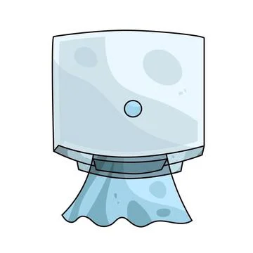 Hand Dryer illustration Stock Illustration