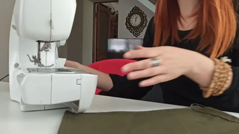 Hand Embroidery.  Stock-Footage 146302004