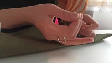 Hand Embroidery. Part 5 Stock-Footage 146301624