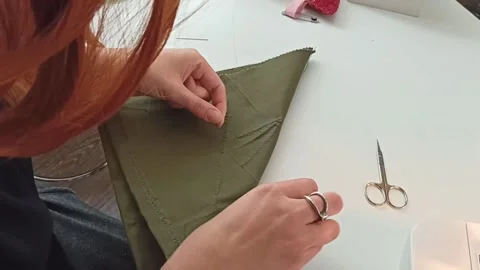 Hand Embroidery. Part 7 Stock-Footage 146301404
