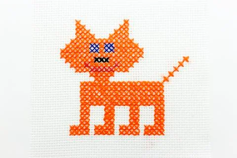 Hand embroidery  Stock Photos