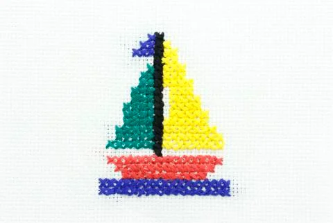 Hand embroidery  Stock Photos