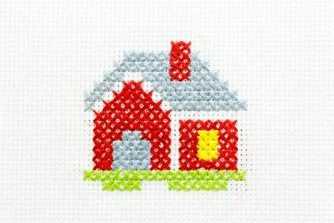 Hand embroidery  Stock Photos
