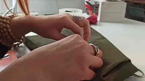 Hand Embroidery.Part 1 Stock-Footage 146301948